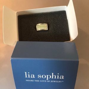 Lia Sophia Genuine Mother of Perl ring